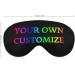Personalized Custom Eye Mask with Adjustable Strap - Add Your Own Design - Ideal for Sleeping, Travel, Work & Naps - Buy Online on GoSupps.com