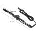 Premium Ceramic Curling Iron - Long Lasting Hair Curler Wand for Perfect Egg Roll & Water Ripple Styles - Portable Rapid Heating (Black - Buy Online on GoSupps.com