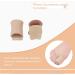 Soft Gel Toe Tube Sleeves - 10pcs | Toe Cushion Protectors for Corns, Blisters, Calluses - Buy Online on GoSupps.com