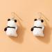 Feyley Bear Motif Earrings for Women & Girls | Cute Panda Trailer Style | Lightweight Cartoon Earrings - Buy Online on GoSupps.com