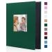 Miaikoe Photo Album 6x4 300 Pockets Slip in Large Capacity Album for Family Wedding Anniversary Linen Album Book Holds 300 Horizontal 10x15cm Photos(300 Pockets Dark Green) 300 Pockets Dark Green