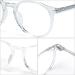 ZENOTTIC Vintage Round Glasses Frame - Retro Clear Lens Nerd Glasses for Women & Men | C4 Transparent - Buy Online on GoSupps.com