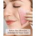 Colorfarm Gua Sha Facial Tools for Face & Eye Puffiness Relief - 100% Jade & Rose Quartz Stones - Buy Online on GoSupps.com