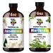 GV77ZF Essential Oil Two 4 Fl Oz (120Ml) Set - Pure Natural Marjoram Oil and Jasmine Essential Oil for Diffuser Humidifier Skin Care Home Fragrance Bath Hair Care Cleansing Massage Yoga