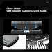 Men's Electric Ultra Thin Razor | Rechargeable Cordless Beard Trimmer | Travel-Friendly USB Mini Razor for Facial Care | Silver - Buy Online on GoSupps.com