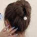 3pcs Pearl Hair Bun Maker for Women Lazy Hair Curler Bun Clips Flexible Foam Sponge Donut Maker for Making DIY Hair Styles Magic Hair Styling Tool Accessories(black) - Buy Online on GoSupps.com
