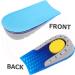 FRCOLOR Height Increasing Insoles for Men & Women - Damping Booster Pads Non-Slip Shoe Inserts for Comfortable Elevation - Elasticity Design Blue 12.7X6.3X3.5 - Buy Online on GoSupps.com