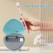 Syrisora Toothbrush Sanitizer Portable Rechargeable Toothbrush Cleaner Holder Travel Home Toothbrush Case (Blue) - Buy Online on GoSupps.com