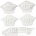 FOMIYES Heel Grips - 6 Pairs of Comfort Pads for Loose Men's Shoes & High Heels - Black & White Heel Stickers for Men & Women - Buy Online on GoSupps.com