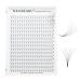 Nagaraku Volume eyelash extension prefabricated compartments 320pcs narrow stem light dense premade fans eyelash extensions artificial eyelashes 16 rows (6d 0.07mm thickness D curl 10mm) 10mm 6d-07-D curl