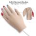 Silicone Nail Practice Hand with Aluminum Alloy Bracket - Flexible & Durable for Acrylic Nails - Brown - Buy Online on GoSupps.com