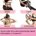 StrongTek Trigger Point Roller Massager for Forearm, Elbow, Hand, Arm, and Leg - Deep Tissue Self Massage for Golfer & Tennis Elbow Treatment - Athlete Muscle Pain Relief - Black + Pink - Buy Online on GoSupps.com