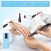 Professional 20000RPM USB Portable Electric Nail Drill Kit for Acrylic Nails - 6PCS Nail Drill Bits & Sanding Bands Included - Black - Buy Online on GoSupps.com