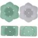WOONEKY 2pcs Silicone Soap Rack Shower Soap Dish Utensil Holder Anti-slip Soap Holder Dual Flush Toilet Soap Dish Drainage Soap Dish Holder Suite Silica Gel Travel Sponge Green Grey 12.5x12.5x3.6cm - Buy Online on GoSupps.com