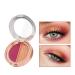 Timipoo Double color eye shadow  high pigment eye makeup palette  matte shimmer metal eye shadow powder  waterproof and durable color eye shadow (02Plum red)