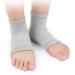 Jiahao 2 pairs of unisex-dersen gel socks moisturizing spa socks foot care tools protection skin peeling smooth anti-dry cracks gray and pink