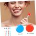 Partykindom 12-Piece Tongue Cleaner Set - Silicone Oral Hygiene Brushes for Fresh Breath - 3 Colors 19.5x3x0.6cm each - International Shipping Available - Buy Online on GoSupps.com