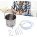 Stainless Steel Enema Kit - 1.6L Bucket & Silicone Hoses for Detox & Household Cleaning - Buy Online on GoSupps.com