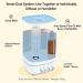 Large Room Essential Oil Diffuser | Smart Nebulizing Aromatherapy Machine with Auto Spray | 1200ml Humidifier | 7 Colors Light | 2 Timers - White-blue - Buy Online on GoSupps.com
