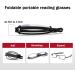 Lightweight Folding Metal Reading Glasses Blue Light Blocking Readers Portable Glasses with Keychain Bags(Couleur:Purple Grandeur:2.5x) - Buy Online on GoSupps.com