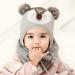 DORRISO Kids Caps Scarf Set | Cute Autumn Winter Newborn Baby Beanie Hat & Scarf | Boys Girls Knitted Warm Comfort | Gray M - Buy Online on GoSupps.com