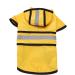 Smalllee Lucky Store Waterproof Dog Rain Jacket with Hood - Adjustable Reflective Raincoat for Small Medium Large & XL Dogs - Yellow - Buy Online on GoSupps.com