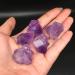 Nature Gemstones Drum Stones 5PCs +Beautiful Natural Amethyst Pyramid Quartz Crystal Cluster-dot Specimen Stone Gifts Chakra Reiki Balancing - Buy Online on GoSupps.com