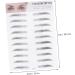 NOLITOY 2pcs 3d Eyebrow Stickers Makeup Stickers Natural -like Eyebrow Transfer Stickers 6d Tool Water Proof - Buy Online on GoSupps.com