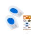 Neo G NeoThotics Heel Cushion Pads Silicone Gel Heel Cups Heel Support for Plantar Fasciitis Achilles Tendonitis Heel Pain Relief Gel Heel Pads for Shoes Orthotic Heel Insoles - L LARGE: 43 - 46 EUR