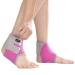 Eulant children ankle bandages foot bandage breathable (1 pair) ankle support for boys and girls ankle bandages for running dancing martial arts roller skiing basketball football m rosa