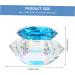 FRCOLOR 1pc Nail Art Crystal Cup Acrylic Liquid Powder Dish Clear Glass Crystal Cup Nail Liquid Dish Nail Care Tools Nail Powder Container Nail Tools Love Cup Crystal Art Glass With Cover 7.5x6cm Blue - Buy Online on GoSupps.com