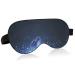 Haskirky Light Blocking Eye Mask Breathable and Adjustable Adult Men and Women Travel on Business Trips Yoga Meditation Light Smooth Comfortable Eye Mask Office Deep Sleep Goodies Butterfly Blue