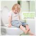 WSSROGY Elongated Toilet Seat with Built-In Potty Training Seat - Magnetic Kids Seat and Slow Close Cover - Fits Adult and Child - White Plastic - Buy Online on GoSupps.com