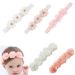 6 pieces of headband baby girls hair band baby baptism flower sting strand baby floral stirring small suitable for baby cheeks birthday celebrations wedding celebrations home photography white pink