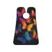 Butterfly Print Beard Bib Apron Non-Stick Beard Men's Hair Catcher for Shaving Gifts for Men. One Size Black1