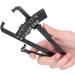 Black Plastic Body Fat Caliper Unisex Skinfold Body Caliper Body Device For Accurately Measuring Monitoring For Body Fat(Centimeter) - Buy Online on GoSupps.com