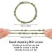 FRIUSATE 20 Pcs Boho Hair Ties | Morandi Hair Bands for Women | 5 Bracelet Styles | 10 Colors | No Damage Hair Elastics Band - Buy Online on GoSupps.com