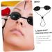 Angoily 1 Set Beauty Mask Bed Glasses Sunglasses Patch Sun Safety Goggles Supplies Bed Eyewear Protector 14X1.5CM Black - Buy Online on GoSupps.com