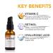 Luminance Brightening Skin Care Set: Vitamin C Eye Lift & Anti-Aging Oil - 1 oz - Buy Online on GoSupps.com