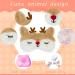 KiiMos Kids Eye Mask - Soft Plush Blindfold Cute Animal Cartoon Sleep Eye Cover for Girls, Teens, Women - Christmas Elk Design - Buy Online on GoSupps.com
