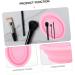 Mipcase 2pcs Cleaning Pad Makeup Brush Scrubber Bowl Beauty Tools Cleaning Scrubber Makeup Brush Scrubber Mat Silicone Makeup Brush Scrubber Folding Tool Cleaner Pink Silica Gel Cosmetic - Buy Online on GoSupps.com