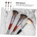 NOLITOY 3pcs Double-ended Makeup Brush Eye Shadow Blush Brush Eyeshadow Applicator Make up Contouring Brush - Buy Online on GoSupps.com