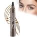Generic 2024 New Waterproof Brow Pencil with Micro-Fork Tip Magic Eyebrow Pencil 3D Waterproof Microblading Eyebrow Pen (Gray Brown)