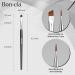 Bon-cl Fine Angled Eyeliner Brush - Professional Makeup Tool for Gel, Liquid, Cream, and Powder Eye Cosmetics - Golden Handle - Buy Online on GoSupps.com