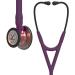 3M Littmann Cardiology IV Diagnostic Stethoscope Rainbow-Finish Chestpiece Plum Tube Violet Stem and Black Headset 27 inch 6205 Rainbow Chestpce Plum Tube Violet Stem Black Hdset Single