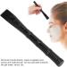 Facial Mask Brush High Density Fine Fiber Hair Apply Evenly Comfortable To Use Easy To Clean Smooth And Soft DIY Cosmetic Facial Mud Mask Applicator (Black Rod Black Hair Black rod black hair brush - Buy Online on GoSupps.com