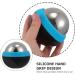 FRCOLOR Stainless Steel Ice Massage Ball Roller - Deep Cooling Facial & Foot Massage Tool | 8.3x7.5x7cm - Blue - Buy Online on GoSupps.com