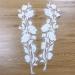 2 Pack Flower Lace Applique Patches for DIY Wedding Dress - White Embroidered Collar Material - Lace Fabric - Buy Online on GoSupps.com