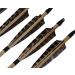 I-Sport 50pcs Turkey Feather Fletching 4''/5'' Right Wing Arrow Vanes for Wooden Bamboo Arrows - 5 Inches - Buy Online on GoSupps.com