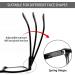 5 Pack Blue Light Blocking Reading Glasses | Spring Hinge Computer Readers for Men and Women | Anti UV Ray Filter Nerd Eyeglasses | 1.25 x Magnification - Buy Online on GoSupps.com